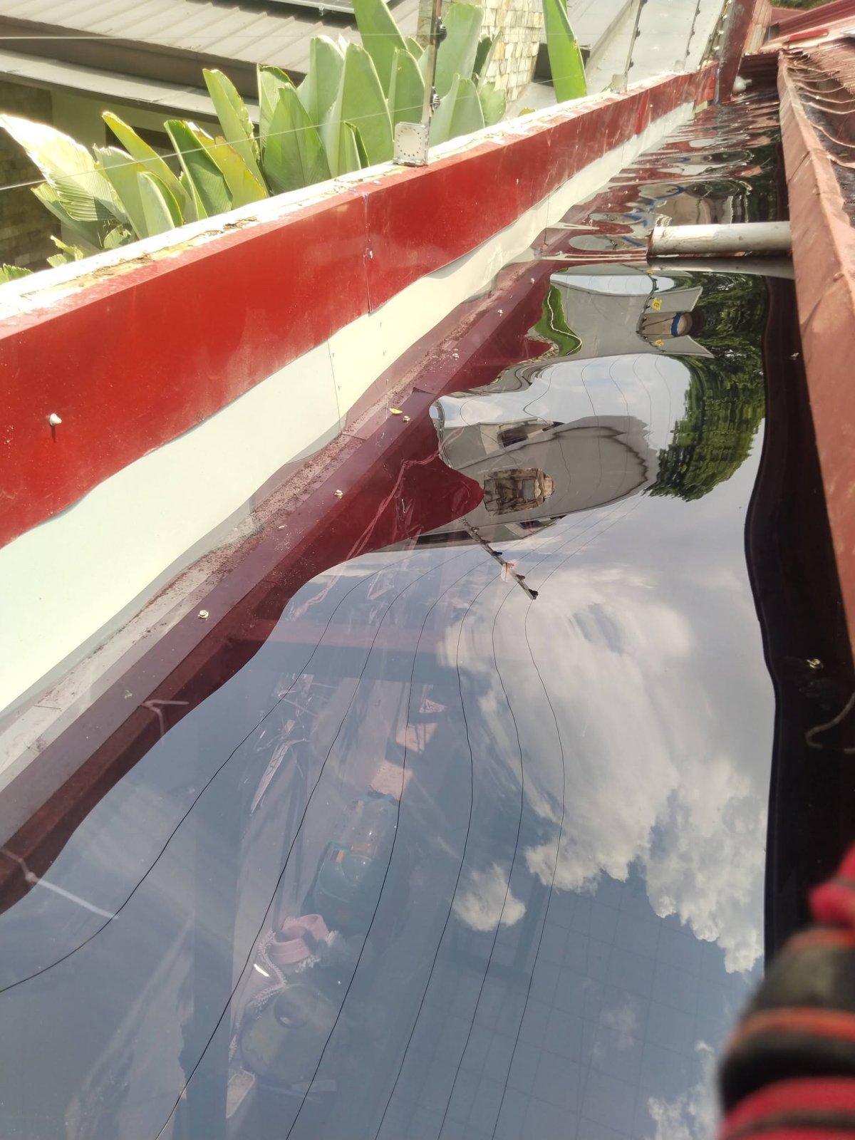 Water leakage, gutter replacement, gutter repair, polycarbonate installation, ceiling repair