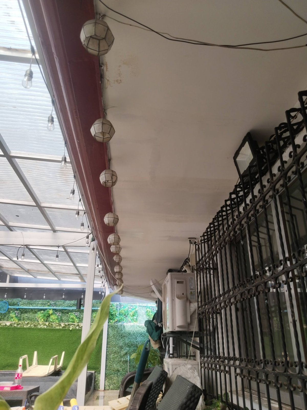 Water leakage, gutter replacement, gutter repair, polycarbonate installation, ceiling repair